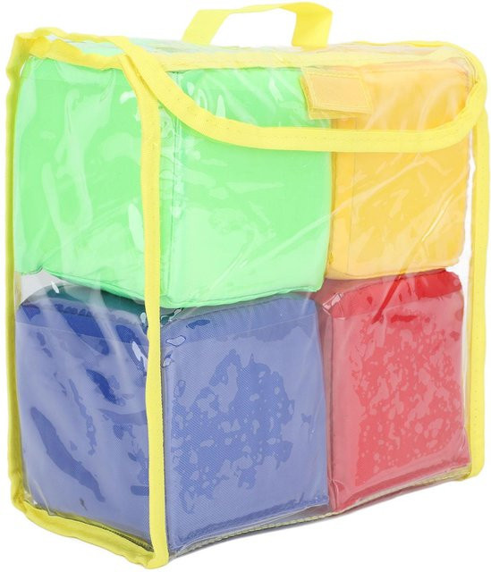 TOMTOP JMS Spielwürfel Schaumstoff 4-teiliges Set Bunt / Mehrfarbig - Bild 1