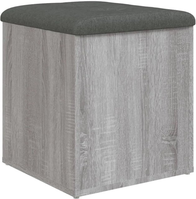 DELUKE Sitzbank JONA mit Stauraum in Grau Sonoma, B/T/H: 42 x 42 x 45 cm - Bild 1