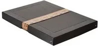 Falken Archivbox PureBox Black A3, Aufbewahrungsbox aus FSC-Pappe mit Blauer Engel, Farbe: Schwarz, B: 32 cm, H: 4 cm, T: 44 cm - Bild 1