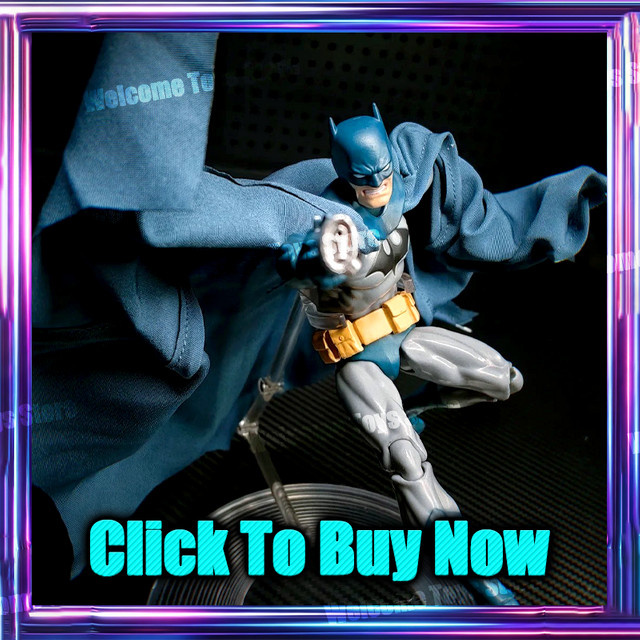 CT Toys Hush Batman Blue Mafex 105 DC Batman Actionfigur, Schwarz, Blau - Bild 1