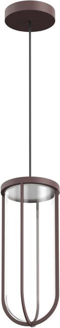 Flos In Vitro Pendelleuchte Outdoor aus Aluminium und Borosilikatglas in Braun und Transparent, dimmbar - Bild 1