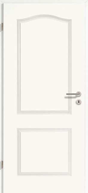 GetaDoor Zimmertür Brillant Classic 4002-B in Weiß, Landhausstil, B: 73,5 cm, H: 198,5 cm - Bild 1