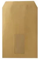 Soennecken Versandtasche DIN C5 mit Fenster braun selbstklebend aus Kraftpapier - Bild 1
