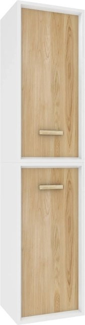 Aurlane Bad-Hochschrank FJORD in Weiß matt mit Soft-Close-Türen, Breite: 35 cm, Höhe: 150 cm - Bild 1