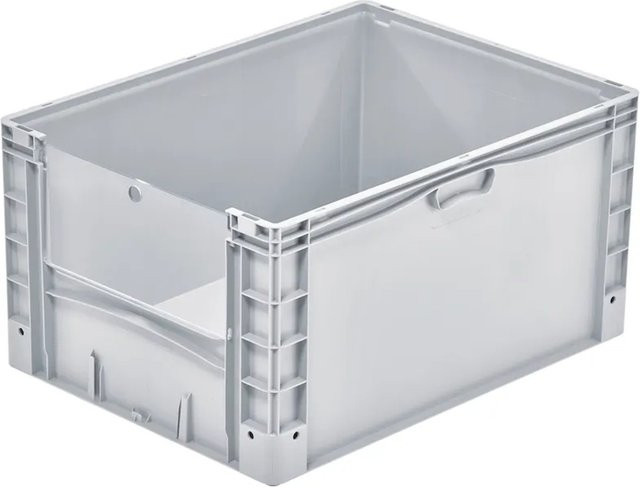 PROREGAL Euro-Norm Großbehälter Insight Cover Grau, H x B x T: 42 x 60 x 80 cm, 168 Liter Transportbox - Bild 1