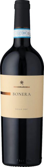Mandrarossa Bonera Rosso Rotwein, Nero d’Avola & Cabernet Sauvignon, Sizilien, 2021, trocken, 0,75 l - Bild 1