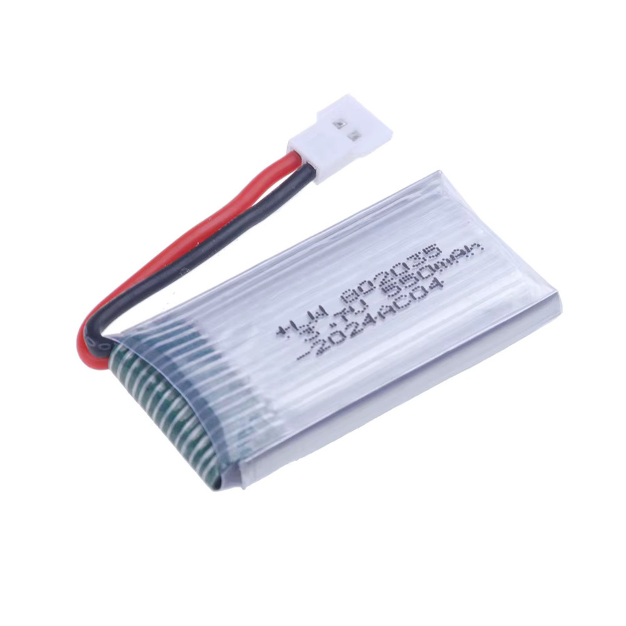 GAOLAG Lipo Akku und Ladegerät Set 3,7 V 550 mAh 35C in Weiß für RC Quadcopter Drohnen Ersatzteil - Bild 2