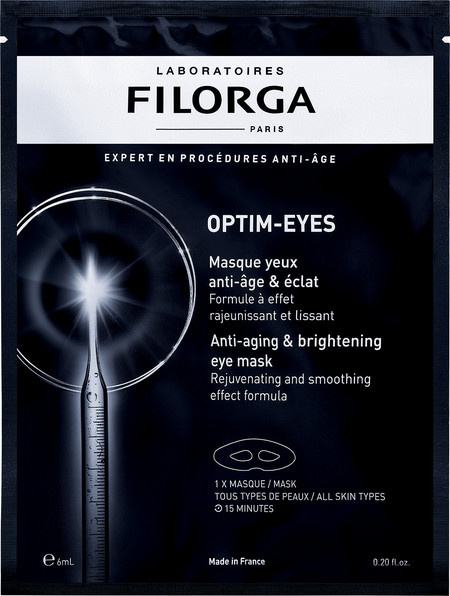 Filorga Optim-Eyes Sheet Mask, Hyaluronsäure, Peptide, Empfindliche Haut - Bild 1