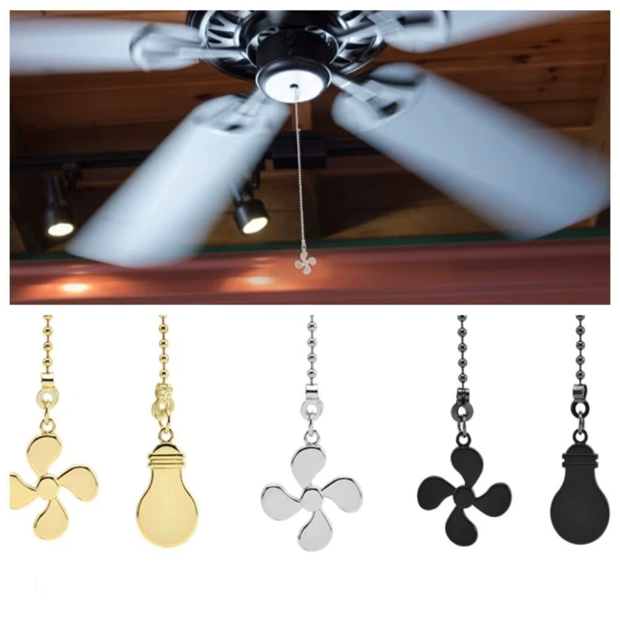 Verlängerungskette für Deckenventilator und Kronleuchter aus Metall in Gold/Messing - Bild 3