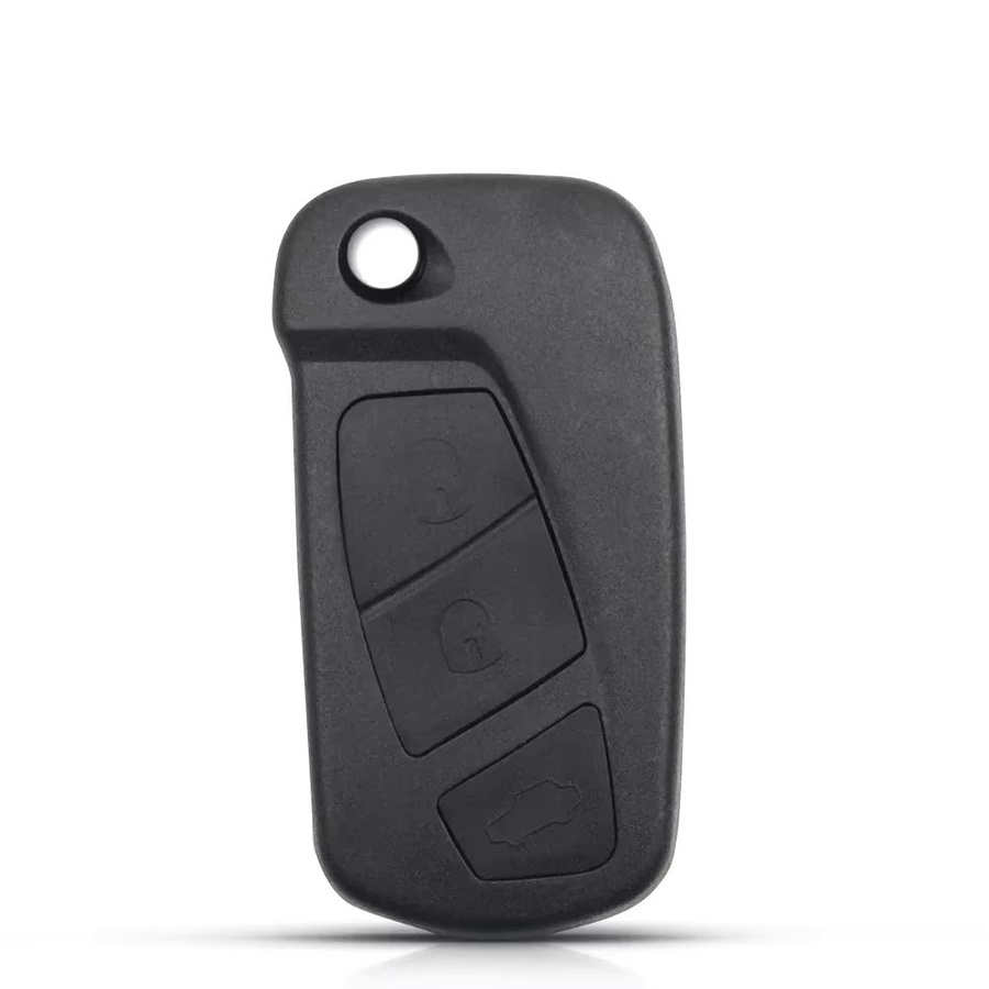 KEYYOU Flip Schlüsselhülle für Ford KA mit 3 Tasten in Schwarz - Bild 1