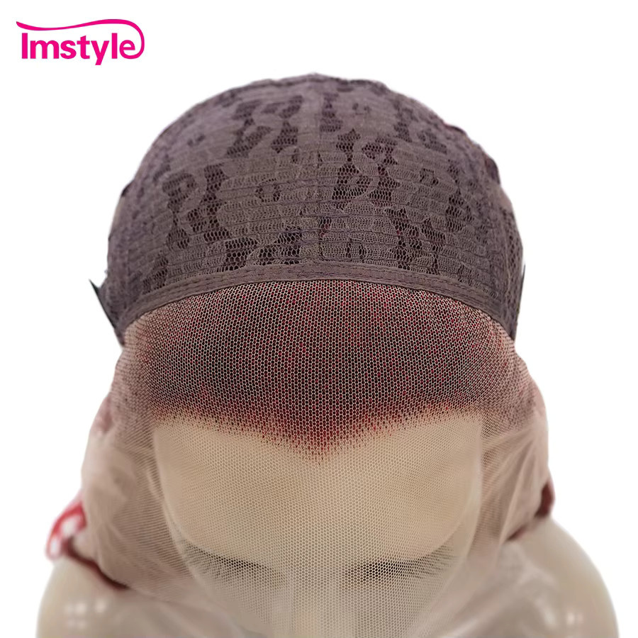 Imstyle Perücke, rote Wasserwelle, synthetisch, Damen - Bild 2