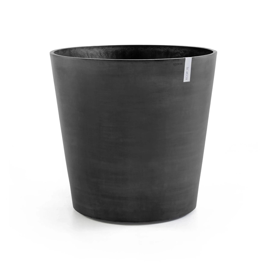 Ecopots Pflanztopf Amsterdam mit Rollen Dunkelgrau Durchmesser: 100 cm, Höhe: 87,5 cm - Bild 2
