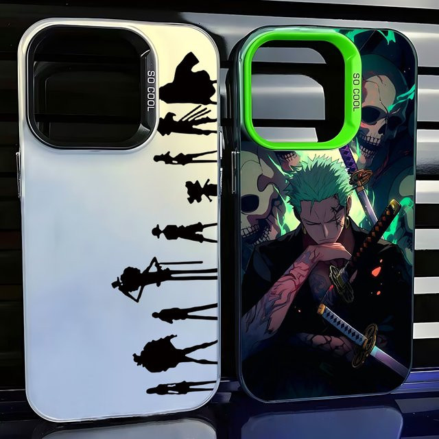 One Piece Anime Handyhülle für Samsung Galaxy S26 S25 S24 S23 S22 S21 S20 Note20 FE Ultra Edge Plus 5G, Mehrfarbig - Bild 1