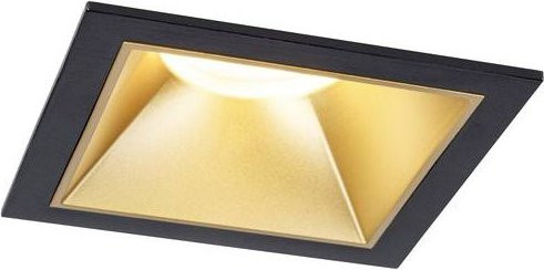 Paulmann Cole LED-Einbauleuchte 3er Set, Schwarz und Gold (matt), dimmbar, warmweiß - Bild 1