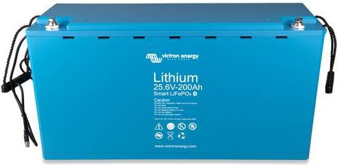 Victron Energy Smart BAT512120610 Solarakku LiFePO4 12.8V 200Ah mit Bluetooth und M8-Schraubanschluss in Blau - Bild 1
