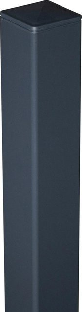 GroJa Alu-Torpfosten Anthrazit zum Aufdübeln B/T/H: 6 x 6 x 190 cm - Bild 1