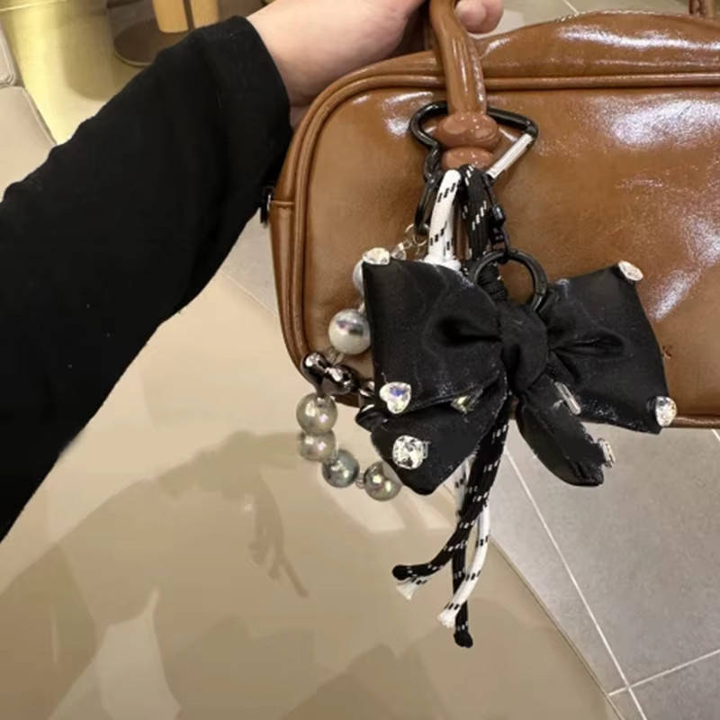 Yogodlns Taschenanhänger, geflochtenes Seil, Metall, Perlen - Bild 3
