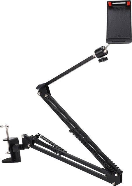 DIYelecs Ausziehbarer Bett-Handyhalter mit 360-Grad-Drehung und 3 Abschnitten in Schwarz - Bild 1