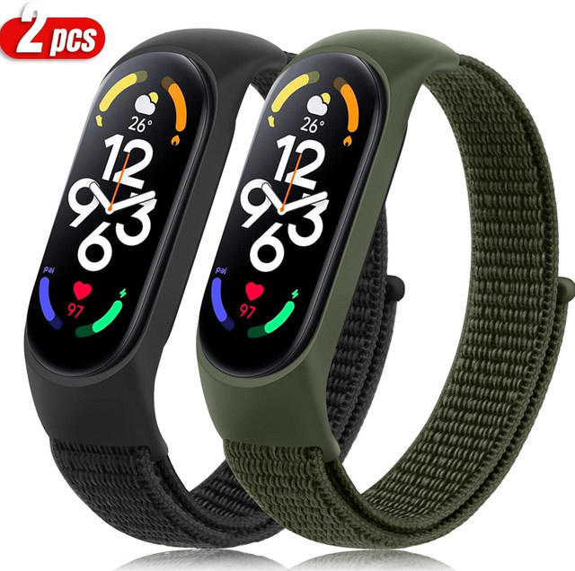 NEY Uhrenarmband Nylon, Xiaomi Mi band 3 4 5 6 7 - Bild 1