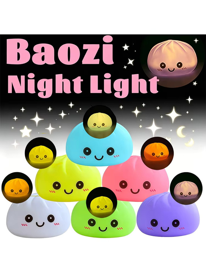 Bandai Baozi Nachtlicht Simulations-Dampfbrötchen in Multicolor - Bild 6