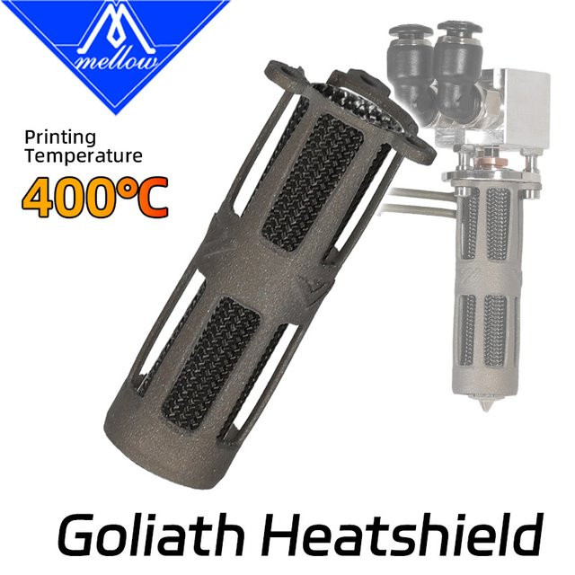 Mellow 400C Goliath Heatshield Socken Hülle für Goliath Air/Water 3D-Drucker Hotend Hochtemperatur-Isolierhülle - Bild 1