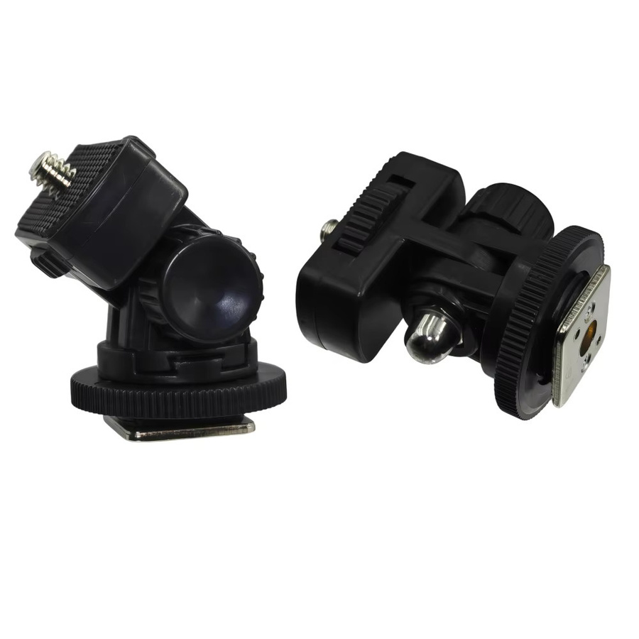 VeFly Hot-Shoe-Telefonhalterungsadapter für DSLR-Kameras und Monitore, Mobiler Clip-Halter in Schwarz - Bild 3