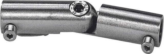 Dieda Gelenk aus V4A Edelstahl für 10 mm Rundstab in Silber - Bild 1