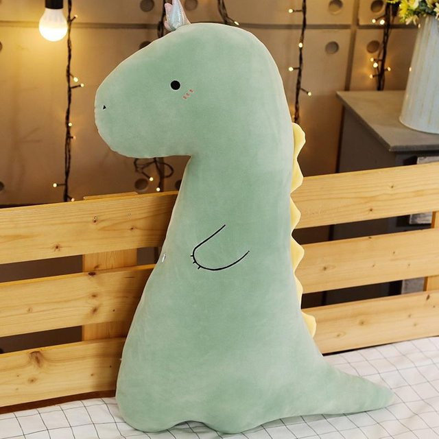 Pangcangshu Dinosaurier Plüsch Kissen, Krokodil Puppe, grün, 60cm - Bild 1