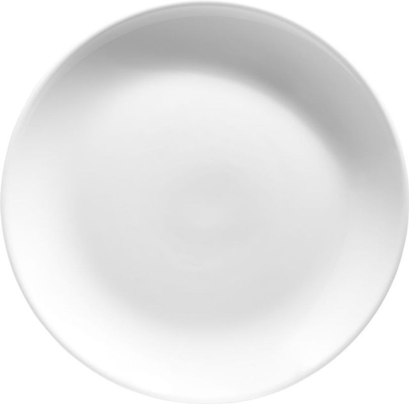 VEGA Teller Ashley flach aus Glas, weiß, rund, Durchmesser: 19 cm, 6er Pack - Bild 1