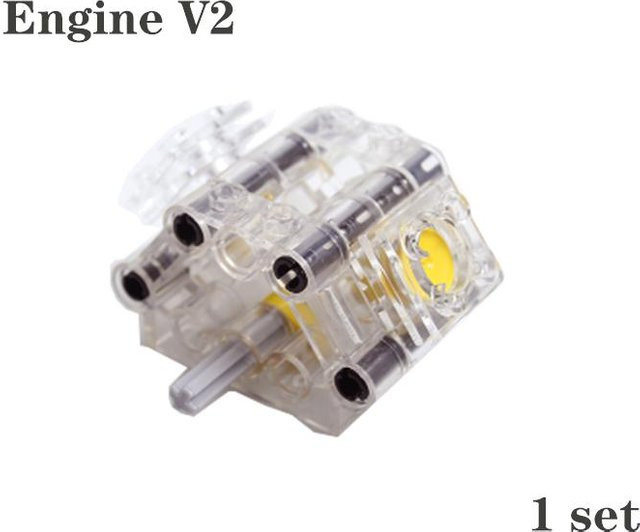 LEGO MOC Technologie Komponenten Bausatz, Differentialgetriebe, Motor, Zylinder, ab 6 Jahren - Bild 1