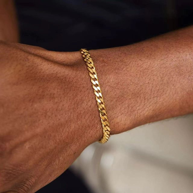 Armband FOMALHAUT, Edelstahl, Gold, Unisex - Bild 1