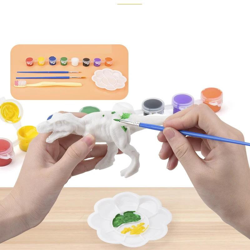 Linyi toy Dinosaurier Selbstmontage Set, bunt, 6/8 Stück - Bild 2