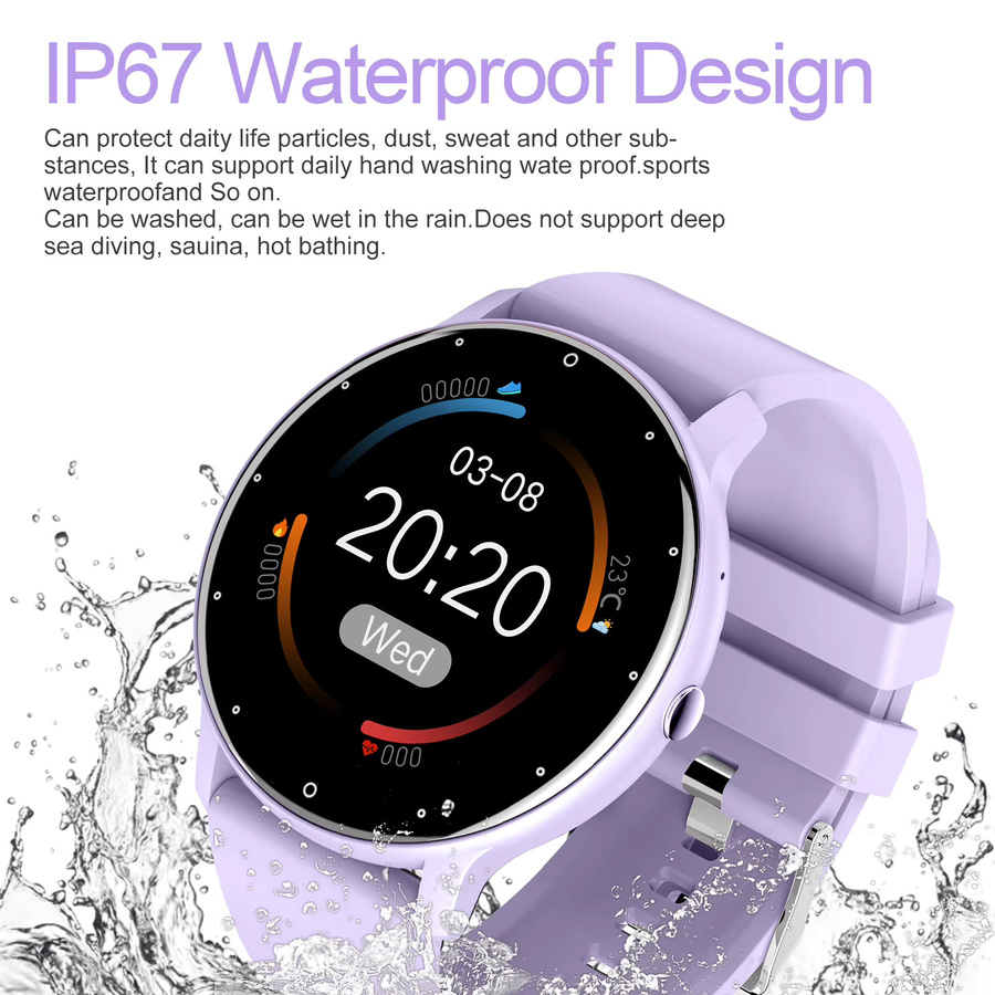LIGE Smartwatch mit Bluetooth-Anruffunktion und IP67 Wasserdichtigkeit für Sport und Fitness, kompatibel mit Android und iOS - Bild 4