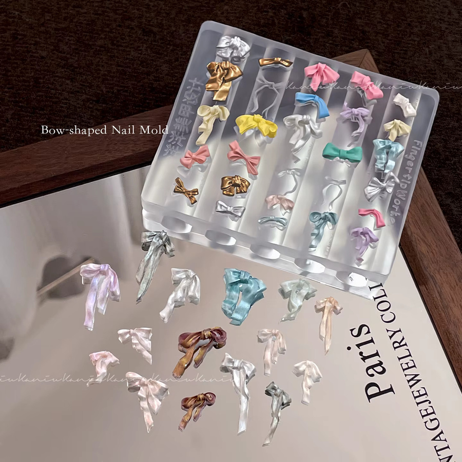 Kaniu Silikonform für Nageldesign, Bogen-Design, Transparent - Bild 4