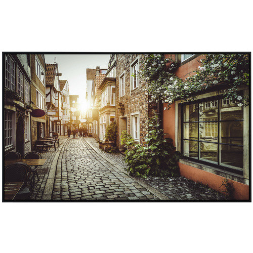 papermoon Infrarotheizung EcoHeat Altstadt in Belgien mit Matt-Effekt in Bunt, App-Steuerung und Überhitzungsschutz, B/H/T: 120 x 60 x 60 cm - Bild 2