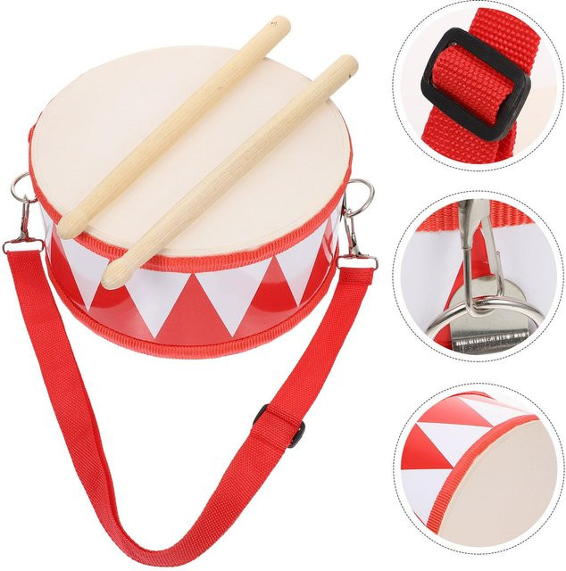 Kidsly Trommel Snare, Percussion Spielzeug, Holz, beige - Bild 1