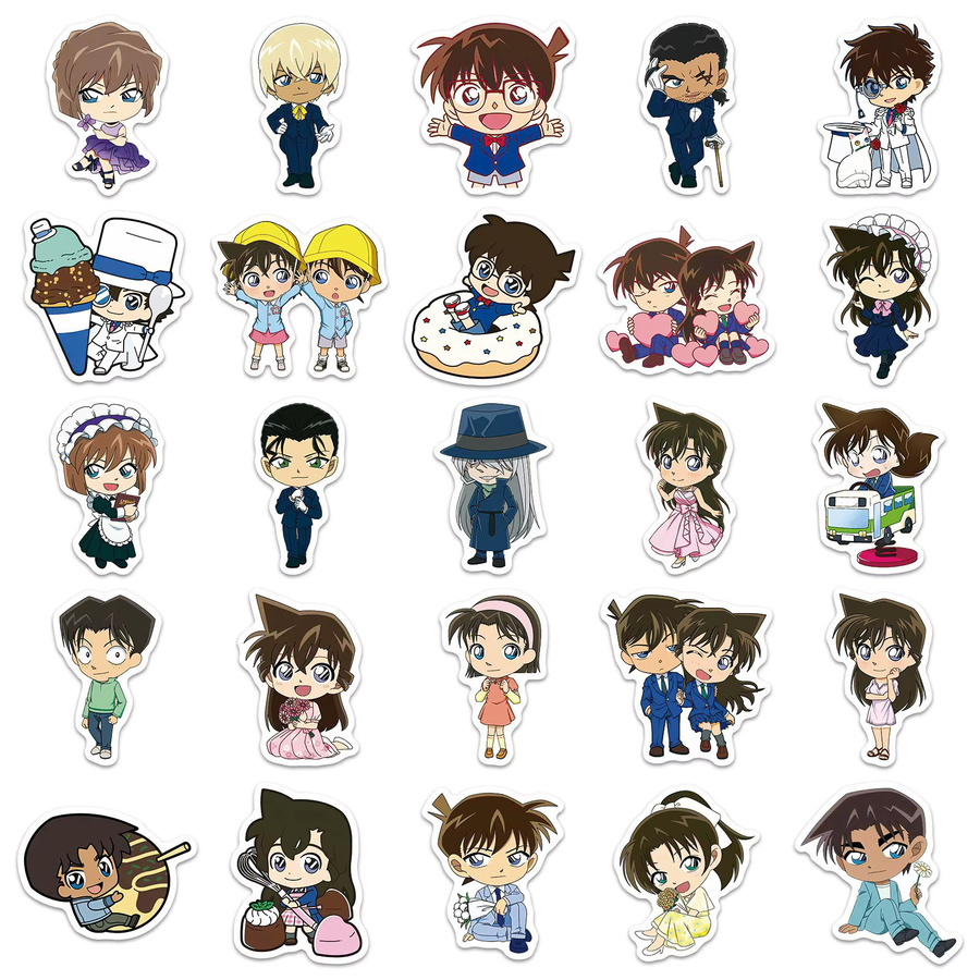 Keeppley Detektiv Conan Anime Aufkleber, 50-teiliges Set - Bild 4