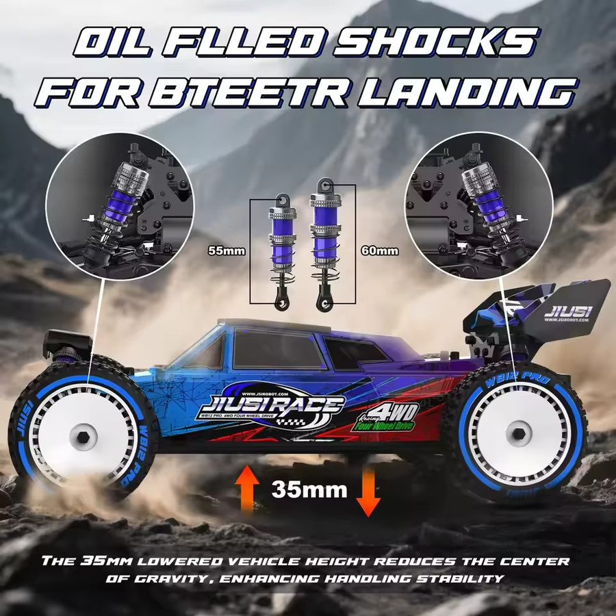 Teeggi WB12 PRO RC-Offroad-Auto, 1:12, 4WD, Hochgeschwindigkeits-RC-Offroad-Auto - Bild 2