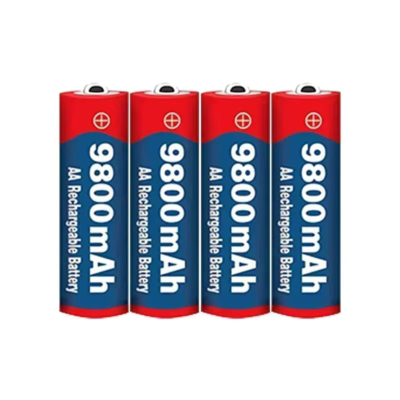 NDNNAS AA Akku 1,5 V mit 9800 mAh für LED-Leuchten, Spielzeugkameras und Mikrofone - Bild 2