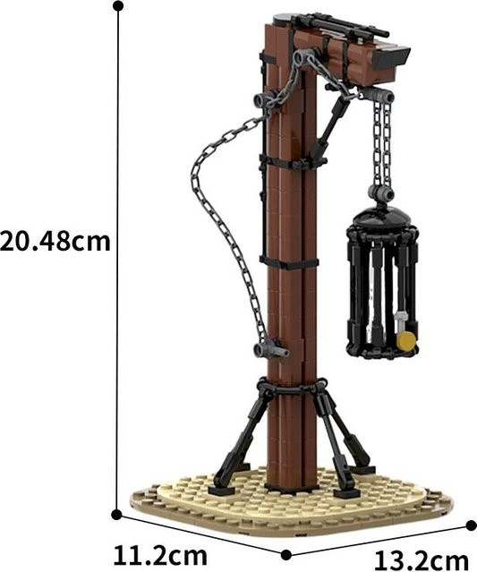 Gobricks MOC Skelette im Käfig Bausteine ab 14 Jahren - Bild 1