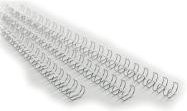 GBC WireBind Drahtbinderücken in Silber für A4 mit 21 Ringen und 14 mm Durchmesser - Bild 1