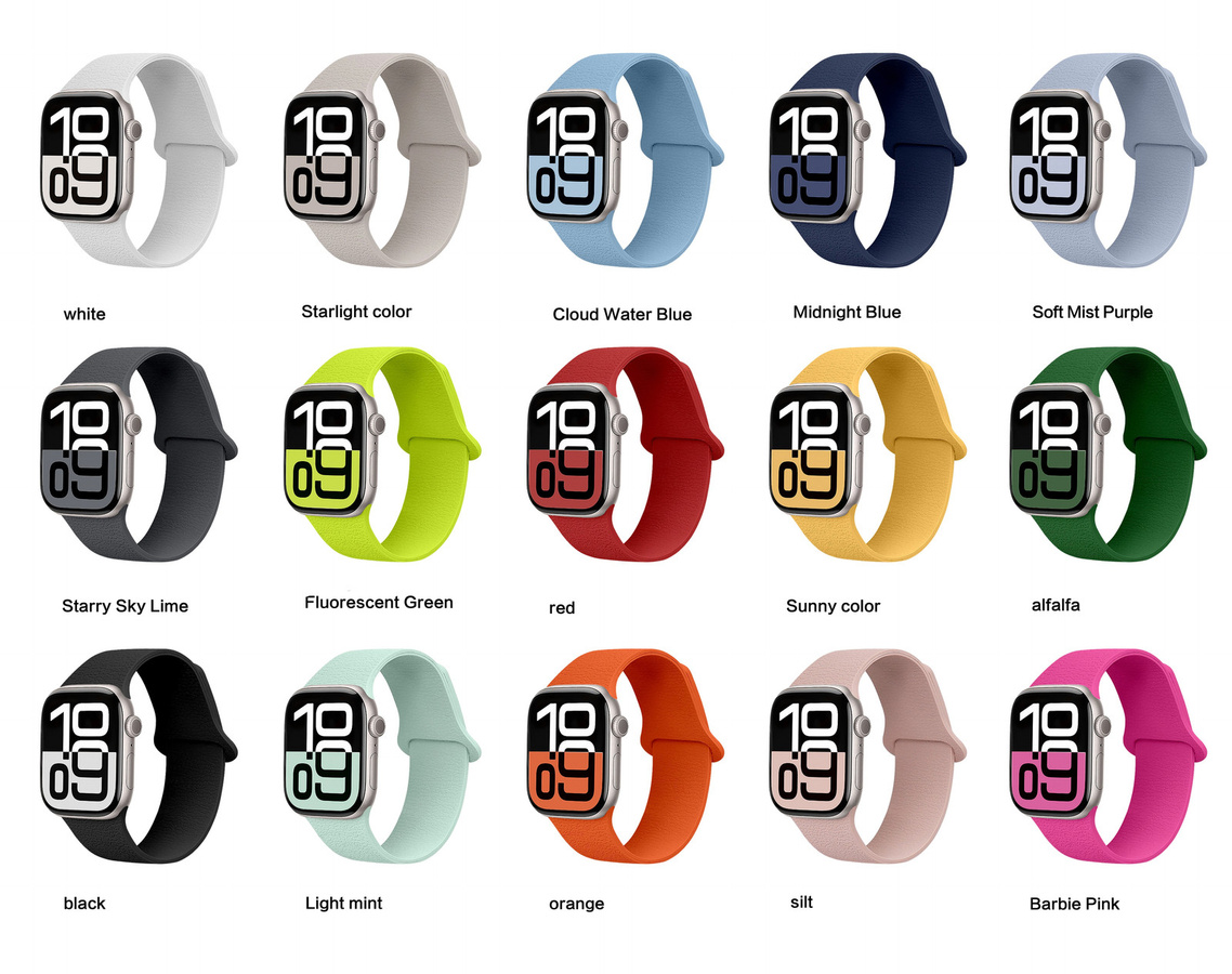 Magnetisches Armband mit Schwanzring für Apple Watch, Weiß, Unisex - Bild 1