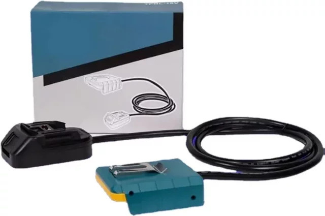 Tragbares Batterieadapter-Verlängerungskabel für DEWALT, Makita, Milwaukee und Bosch 18V 20V Lithium-Akkus - Bild 1