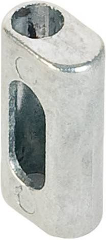Fischer 20947 PV M 6 Parallelverbinder aus Zink, 100 Stück, Silber - Bild 1