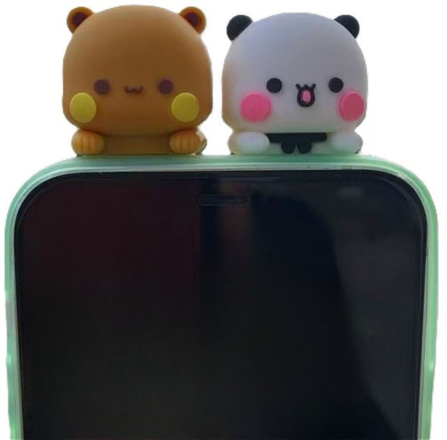 SHINEHENG Bubu Dudu Actionfiguren, Panda Bär, Puppen, Weiß, Bunt - Bild 1