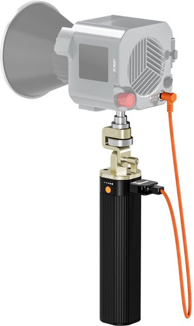 ZGCINE ZG-H90Pro Fotografie Batterie-Power-Grip mit 180 Grad drehbarem Griff in Schwarz und Silber - Bild 1