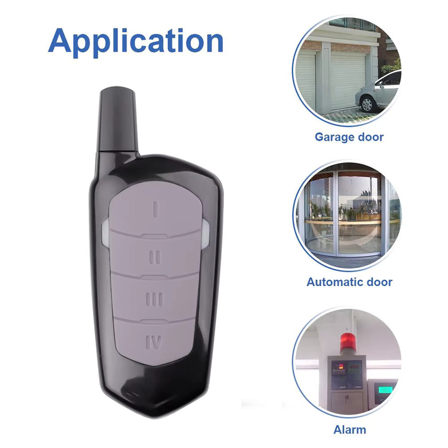 Kebidumei Kabelloser 433MHz Universal-Auto-Kopier-Fernbedienungs-Controller mit 4 Tasten in Schwarz für Garagentore, Autos und Hausgeräte - Bild 3