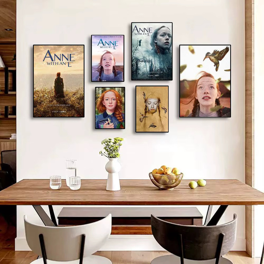 Selbstklebendes Wandkunst-Poster Anne With An E TV-Serie auf Leinwand, Mehrfarbig, Rechteckig - Bild 3