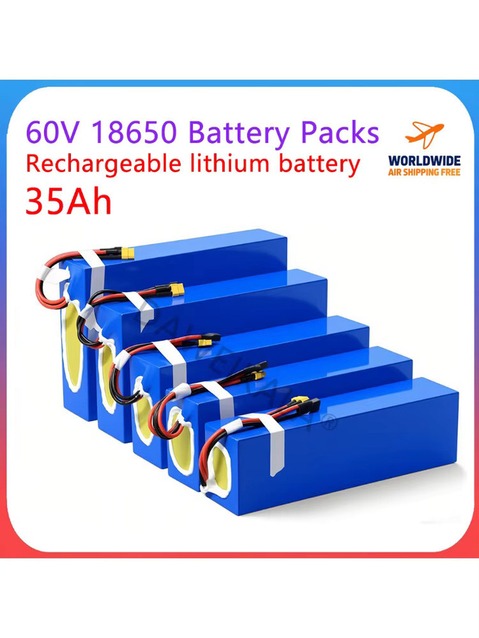 DAWEIKALA 60 V 18650 Li-Ionen-Akku 16S mit 3000 W und 40 A BMS in Blau für Marine Power und EV Tools - Bild 3