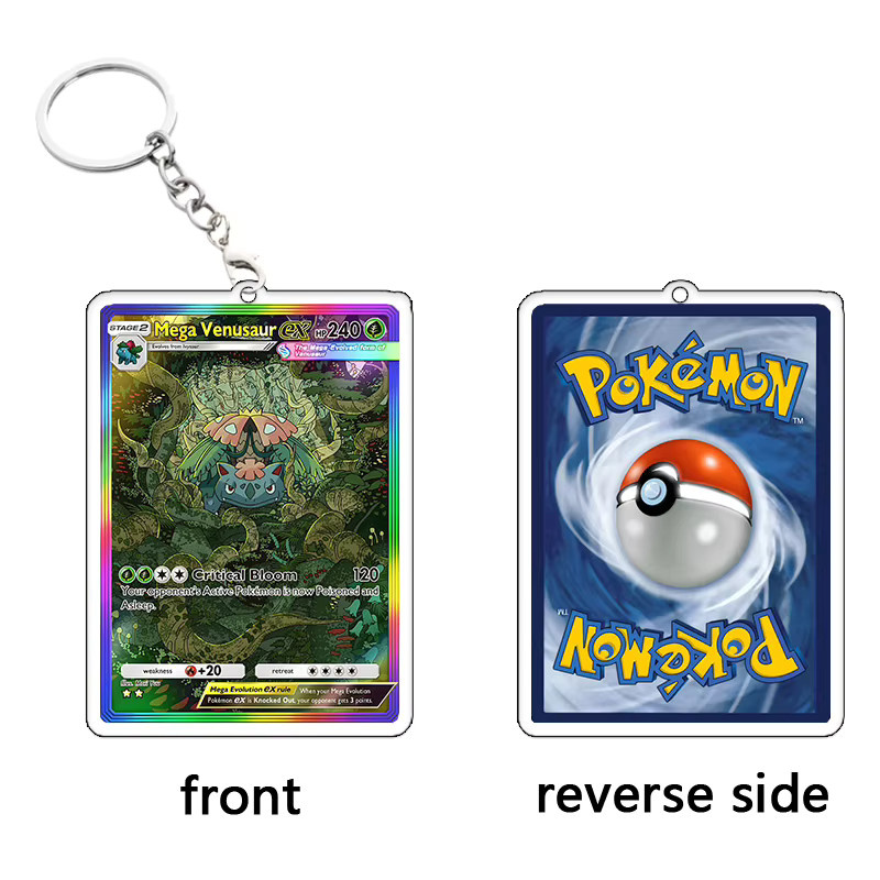 Keeppley Pokémon Eevee Venusaur Ex Regenbogen-Schlüsselanhänger, Taschenanhänger - Bild 2